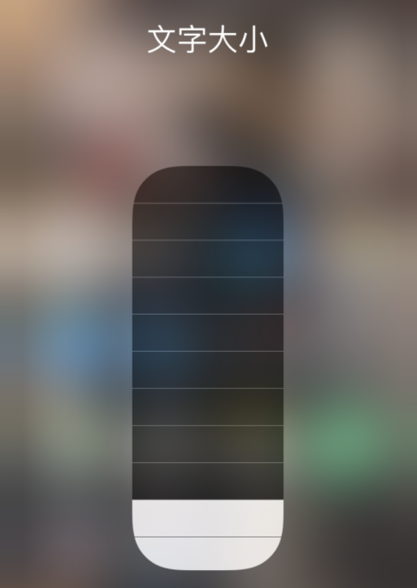 阿合奇苹果手机维修分享小技巧：在 iPhone 控制中心快速调节字体大小 