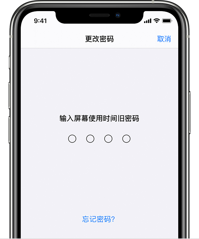 阿合奇苹果手机维修分享iOS 14 忘记屏幕使用时间密码怎么办 